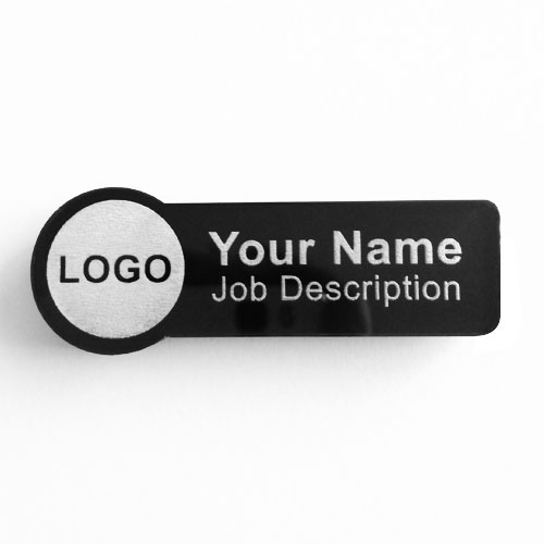 name badges acrylic rectangle